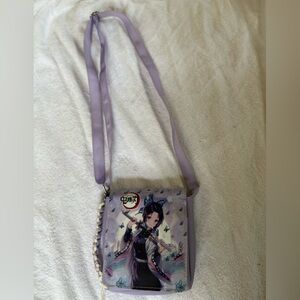 Anime Character Lavender Crossbody Bag